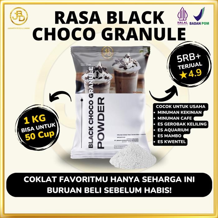 

SemuAReadyYaB0Zq- Bubuk Minuman Premium Black Choco Granule 1Kg JBD