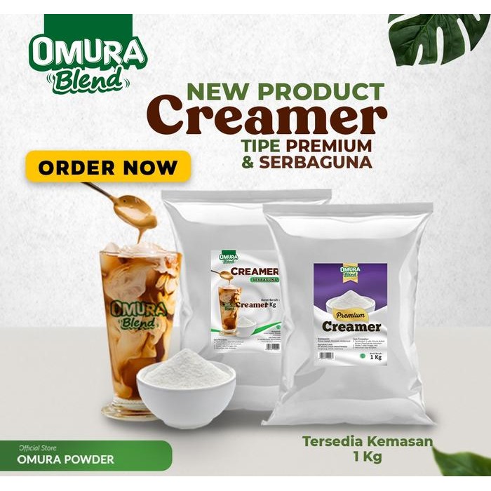 

SemuAReadyYaB0Zq- Bubuk Creamer / Krimer Premium & serbaguna Omura Blend 1 KG