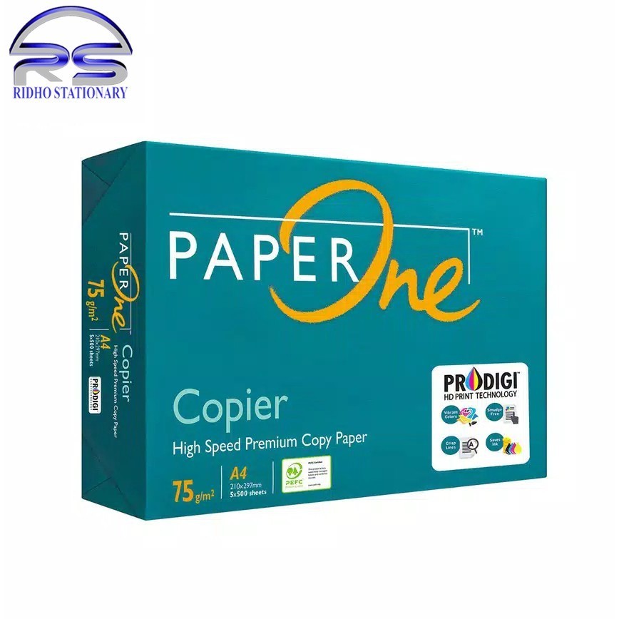

Kertas HVS A4 75 Gsm Paper One - 1 RIM ( lembar) / - EXSPRES