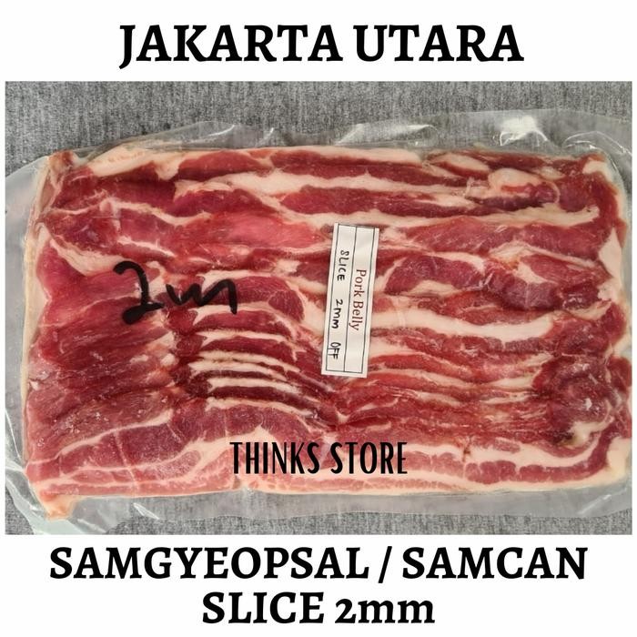 

BnyKBonusBelidiMari- DAGING BABI SAMCAN SLICE - PORK BELLY SKIN OFF SLICE- SAMGYEOPSAL