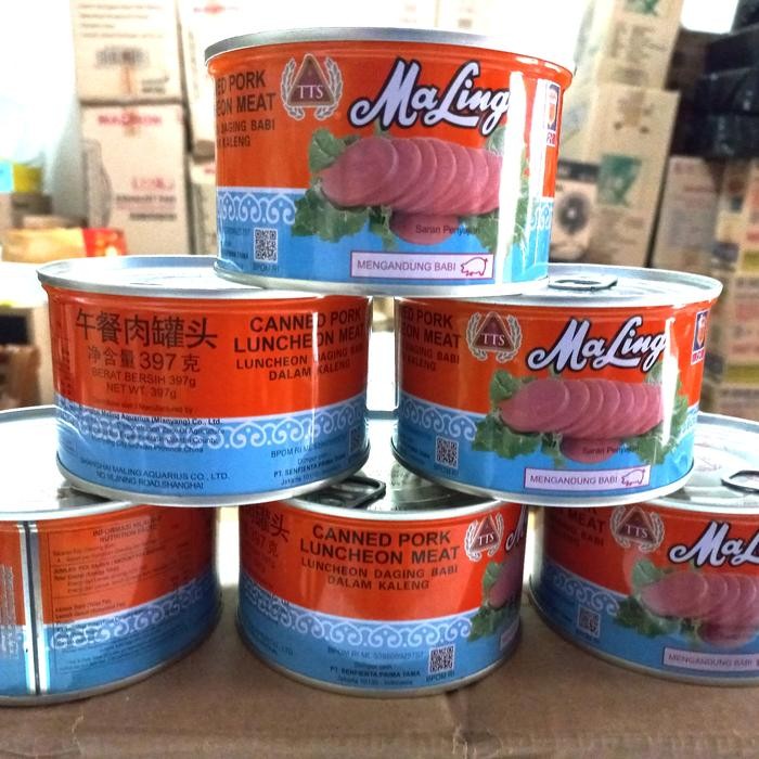 

BnyKBonusBelidiMari- Daging ham maling tts pork luncheon maling babi makanan kalengan 397g