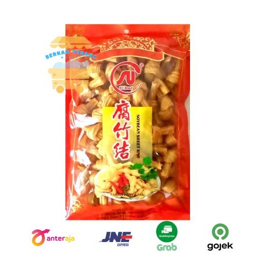 

BnyKBonusBelidiMari- Kembang Tahu Pita SU Brand 300gr / SoyBean Sheet Knot