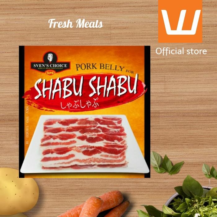 

BnyKBonusBelidiMari- Daging babi segar Sven's choice Pork belly sliced 200g