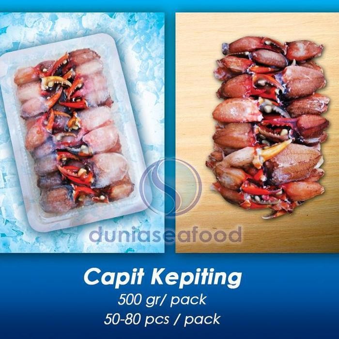 

BnyKBonusBelidiMari- Capit Kepiting Besar 500 gram/pack 70-80 pcs/pack