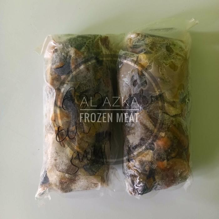 

PastiFreShNya- Kulit Ikan Salmon / Salmon Skin / Kulit Salmon Potong 500 Gram