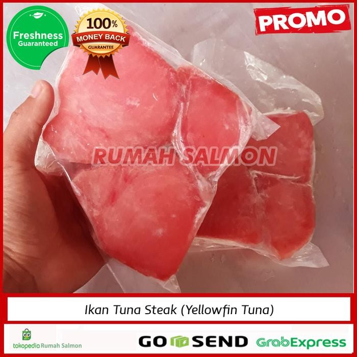 

PastiFreShNya- PROMO Steak ikan Tuna Frozen 1 kg / Fillet Tuna Steak