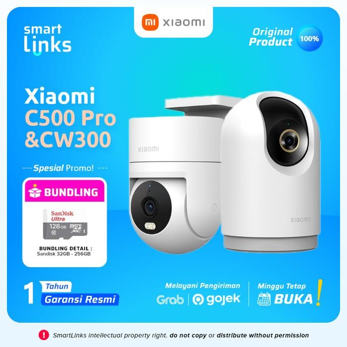 Klik- Xiaomi Aw300 / Aw200 Smart Outdoor Camera Cctv & Xiaomi Cctv C300/C200