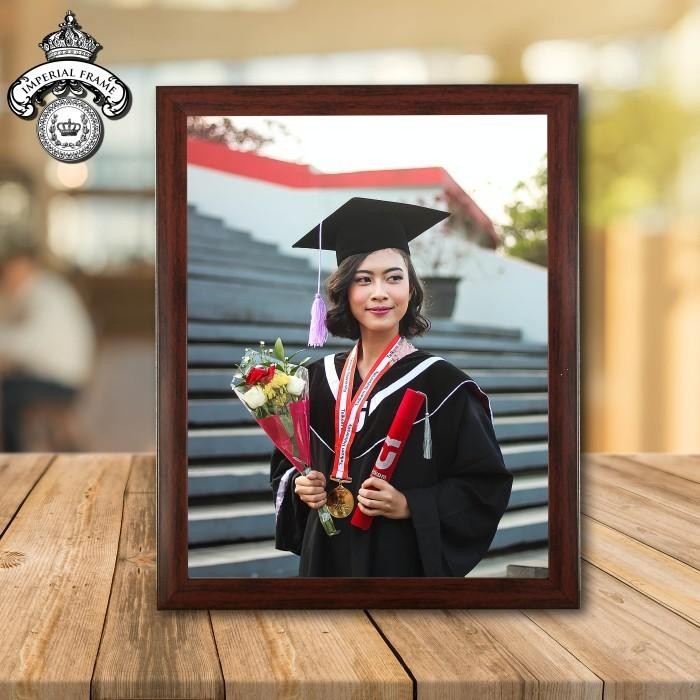 Camora- Bingkai Frame Figura Foto A3 / ( 30X42 Cm ) Hitam / Putih / Coklat