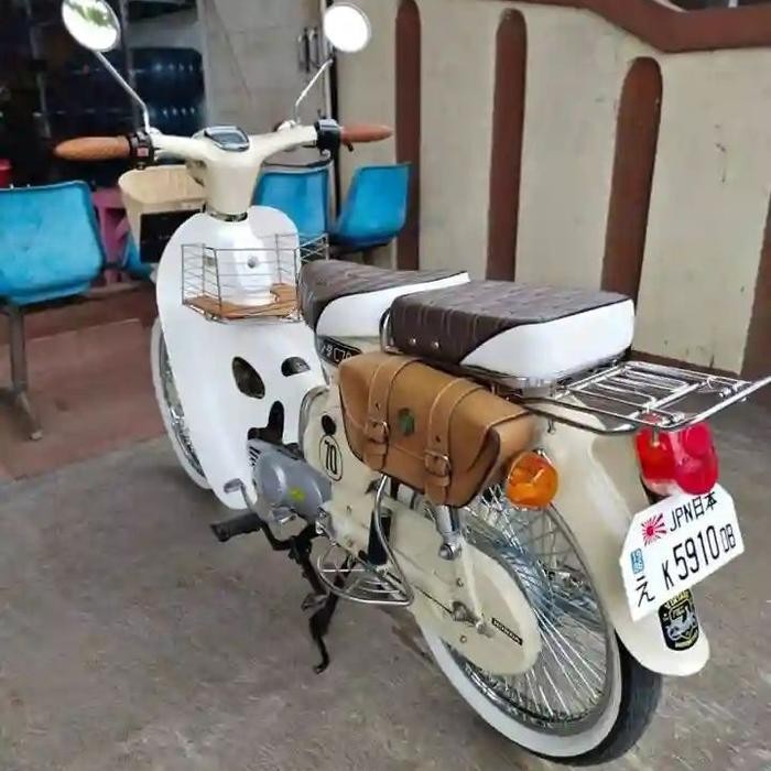 PREMIUM Side Bag Samping Motor Honda 70 Klasik / Tas Samping Motor Honda 70 Klasik / Side Bag