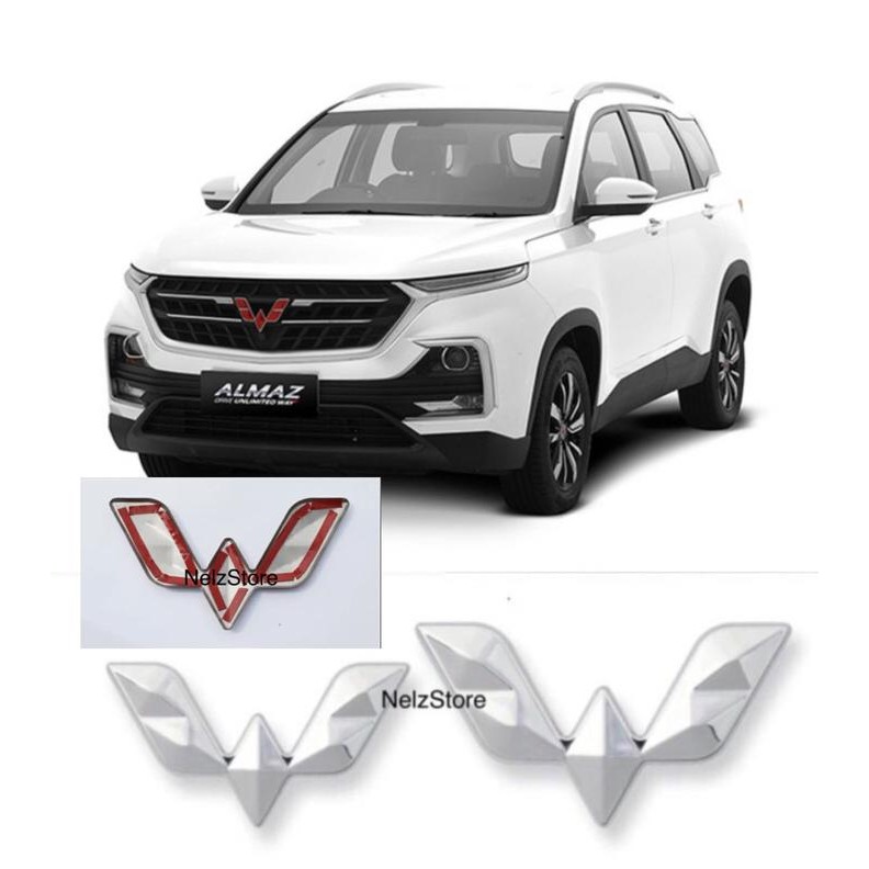 PREMIUM Wuling Logo Emblem Wuling Chrome Stainless