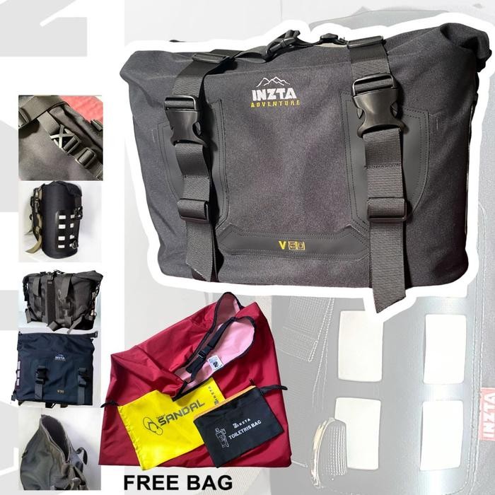 PREMIUM Tas sidebag touring motor, inzta Adventure 20L wr155, xsr, kawasaki