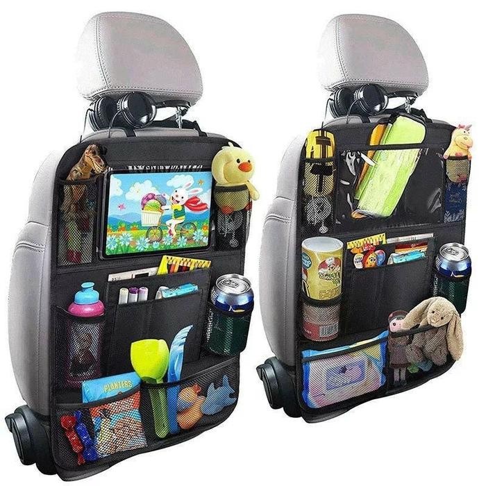 PREMIUM Car Seat Organizer Tas Jok Mobil Banyak Saku Tas Jok Mobil Belakang Bahan Cordura