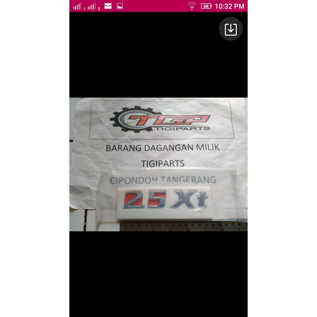 PREMIUM emblem 2.5XT atau ST nissan X trail