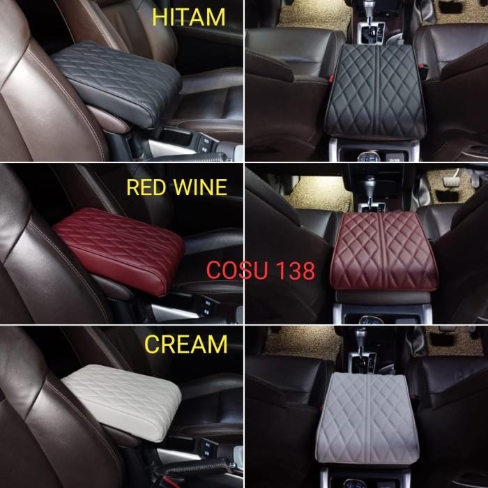 Arm Rest Mobil Bantalan Tangan Kulit Innova Fortuner 2005 - 2015