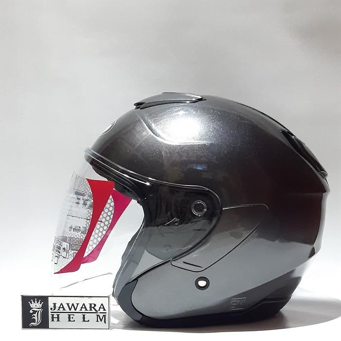 HELM KYT KYOTO GUNMETAL ABU TUA