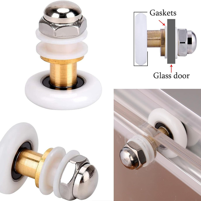 2PCS 25MM RODA SHOWER BOX /RODA SLIDING PINTU KAMAR MANDI/ROLLER PINTU SHOWER