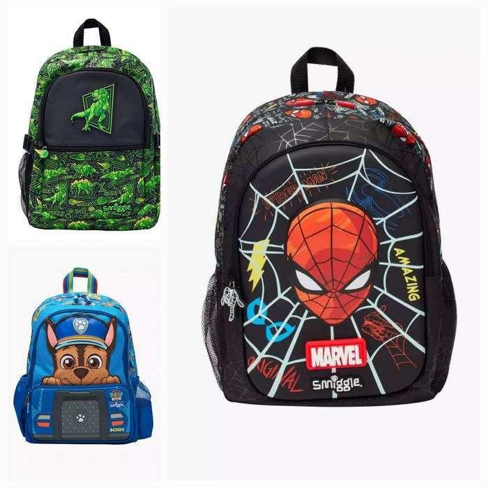Tas Ransel Sekolah Smiggle Minecraft, Frozen, Unicorn, Rainbow, Dino