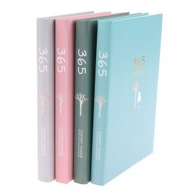 

365 Diary Warna u & Pink Buku Jurnal Agenda 365 Days / Daily Planner Agenda Jurnal