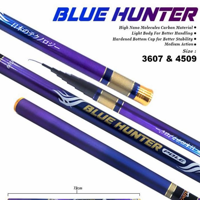 joran tegeg pancing daido blue red hunter 360 450 carbon [kuat dan awet]