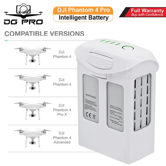 Terang- Battery Dji Phantom 4 Pro 5870Mah - Baterai Dji Phantom 4 Rtk