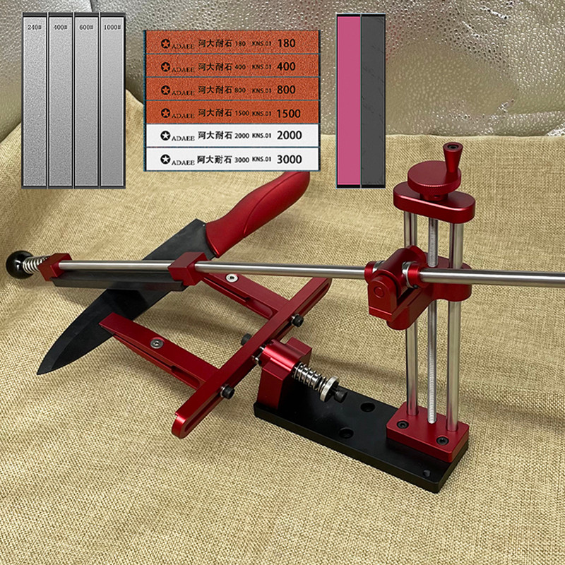 

360 Rotation Flip Fixed-Angle Knife Sharpening Kit -Professional Knife Sharpener With Whetstones