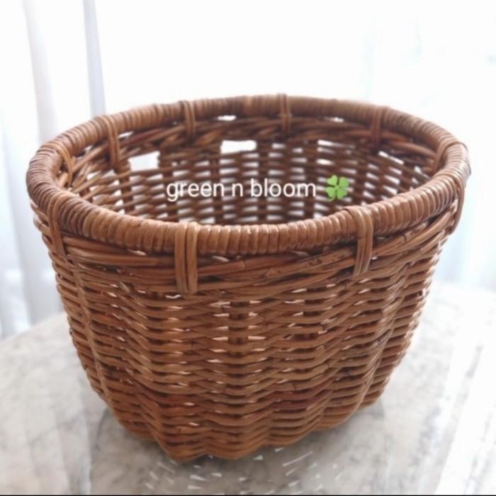 

keranjang parcel rotan lebaran hampers ramadhan idul fitri rotan unik