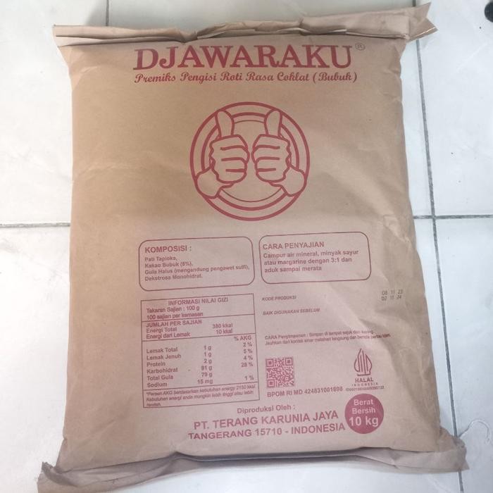 

DJAWARAKU COKLAT BUBUK MANIS WANGI 10KG ( 1 BAL ) TERMURAH JNE ONLY