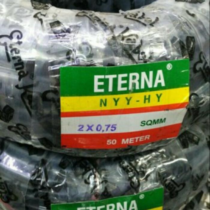 Nyyhy 3x0,75 mm ETERNA kabel serabut 3x0,75