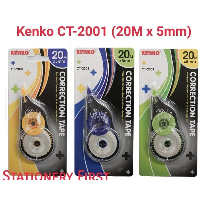 

CORRECTION TAPE TIP EX TIP-X KERTAS KENKO CT-2001 20 METER LUSINAN