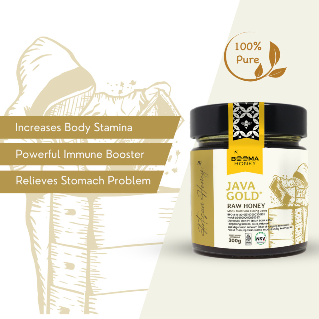 

Beema Honey - Java Gold - Madu Multiflora 300g