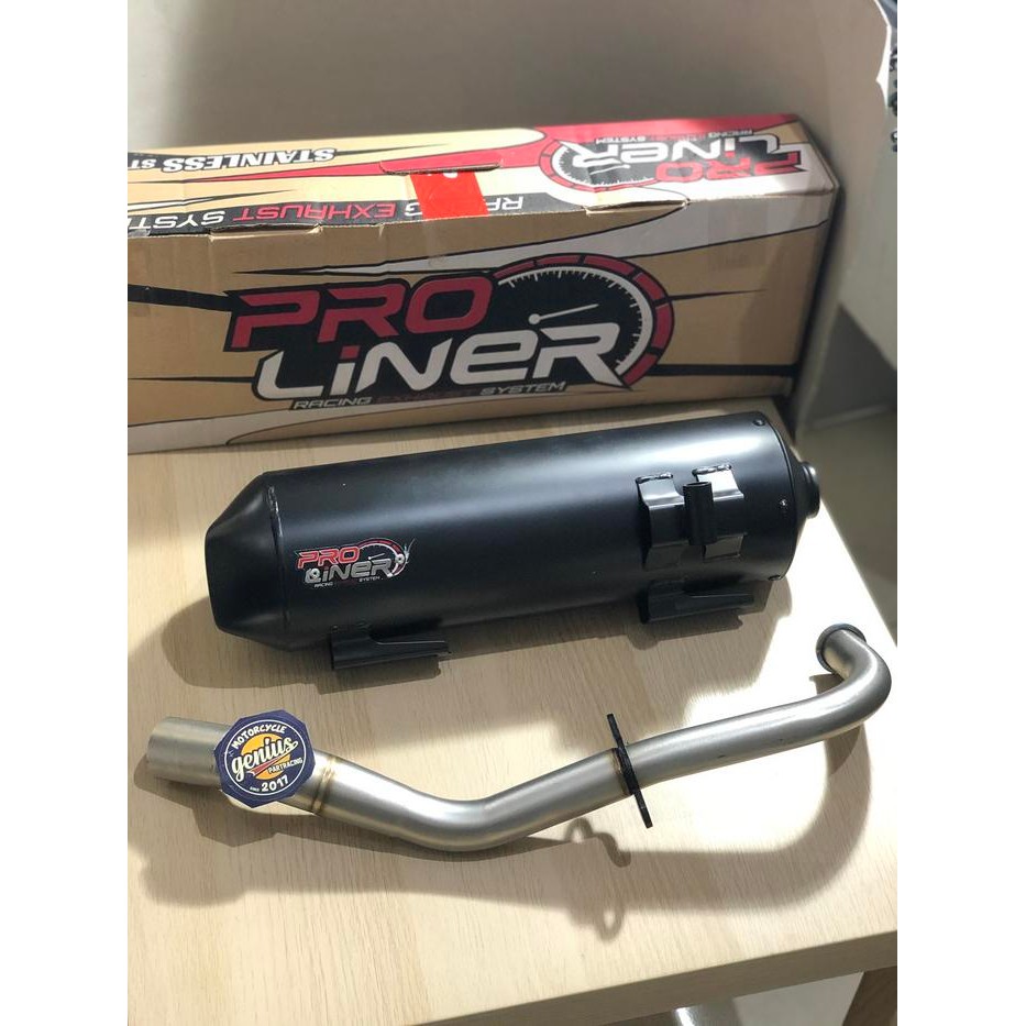 TERBARU.. KNALPOT PROLINER STANDART RACING NEO SR SILENT NMAX 155 - ORIGINAL PRO