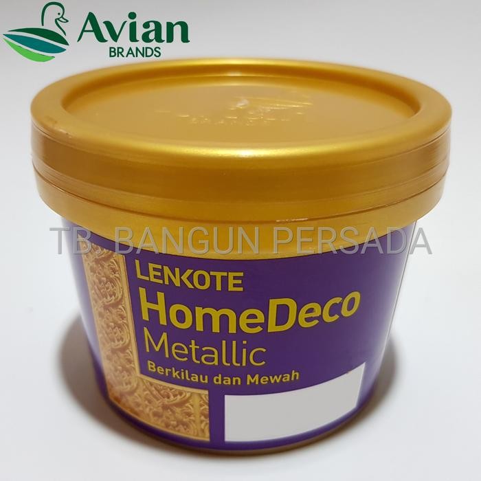 PREMIUM Cat Metalik Home Deco Lenkote / Cat Emas / Cat Tembaga