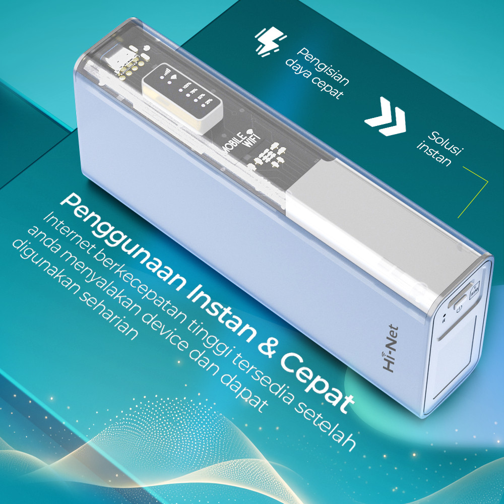 HI NET MF932 POWER BANK ROUTER WIFI PORTABEL 150MBPS 8000 MAH MENDUKUNG SEMUA OPERATOR