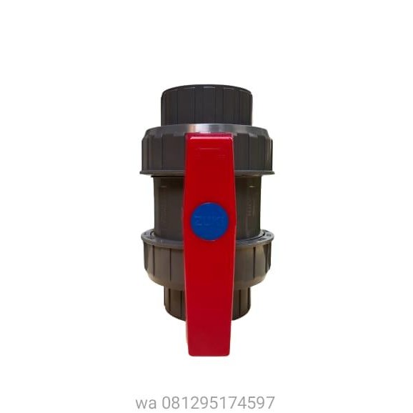 Terhemat Double Union Ball Valve Pvc 3" Inch Drat/ Ball Valve Water Mur