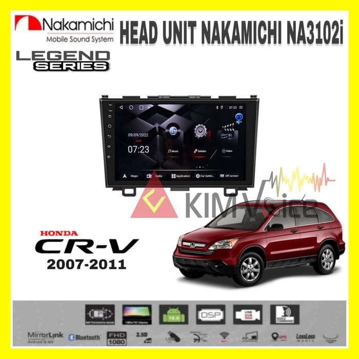 Afsheen_Fashion_ Head Unit Android Nakamichi 9 Inch Oem Honda Crv 2007-2011 Soket Pnp