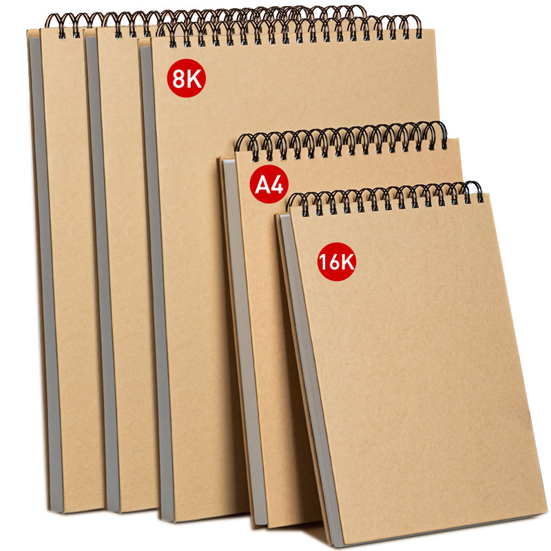 

16K Sketch Book With Hardcover - Thick Acid-Free Paper For Drawing, Colored Pencils & Charcoal -