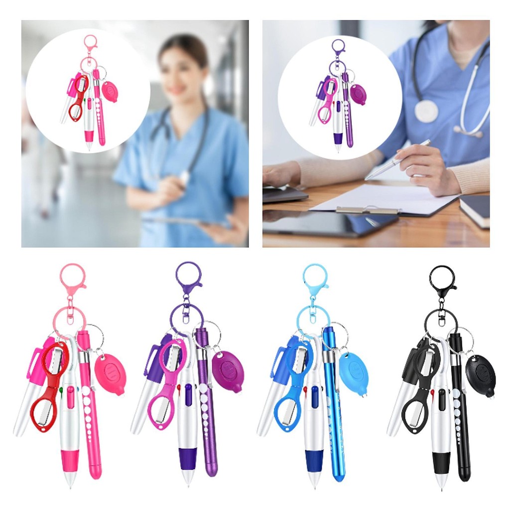 

Nurse Pen Set Office Supplies Gift Compact Multifuction Portable Party Favor Nurses Day Gift Badge