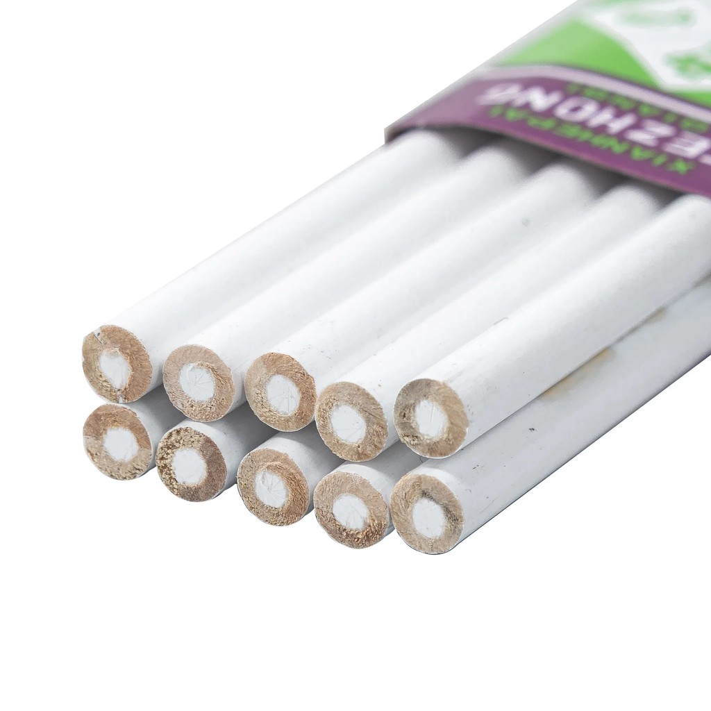 

10/20Pcs White Pencil Diy Suction Crystal Drill White Sticky Pencil Manicure Tools Beauty Nail Drill