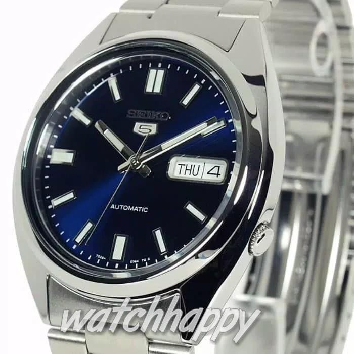 Zylo- Men'S Snxs77 Seiko 5 Automatic Blue Dial Stainless-Steel Bracelet