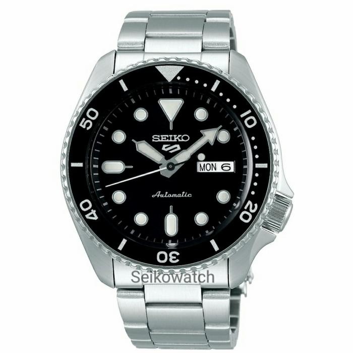 Zylo- Seiko 5 Sports Srpd55K1 Automatic Black Dial Man Wr100M Srpd55