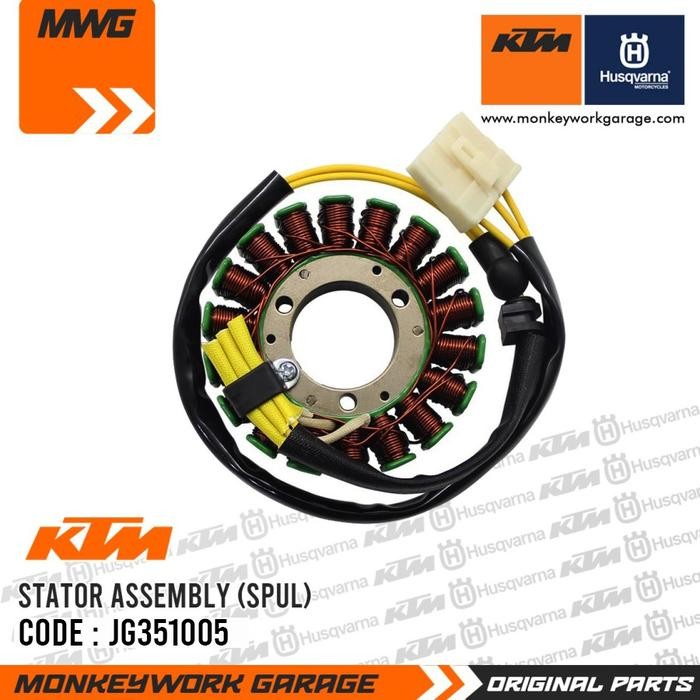 Stator Assy Spul Ktm Duke 200 Jg351005 - Asli