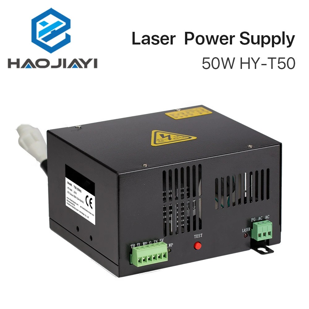 BEST SELLER 50W CO2 Laser Power Supply for CO2 Laser Engraving Cutting Machine HY-T50 T / W Series