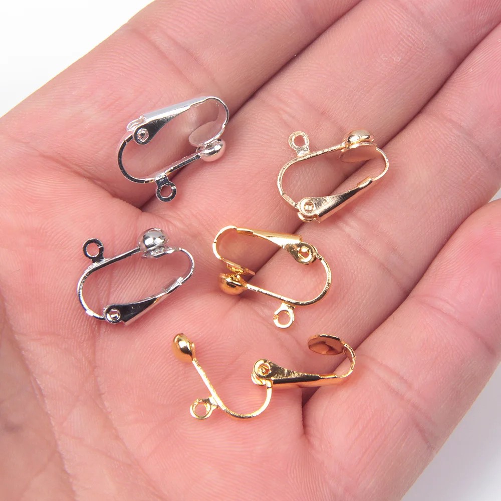 

Showsang 10-30Pcs Earrings Without Clip-On Earring Converter With Easy Open Loop For Diy Pierced