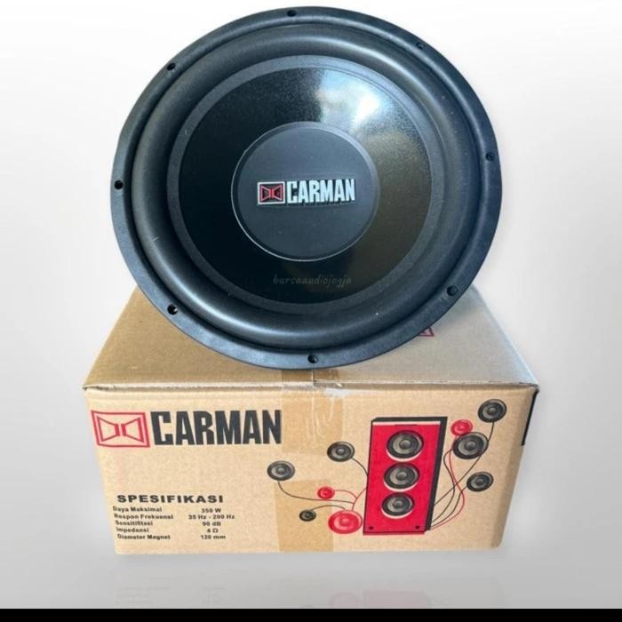 TERBARU Subwoofer 12inch Carman double coil speaker