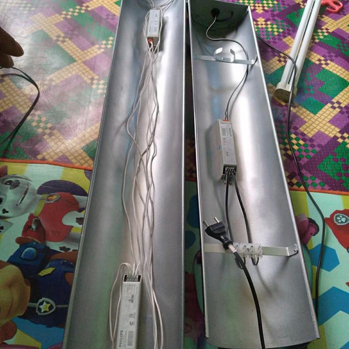 cover lampu tanning 2 lampu Pll/Tl