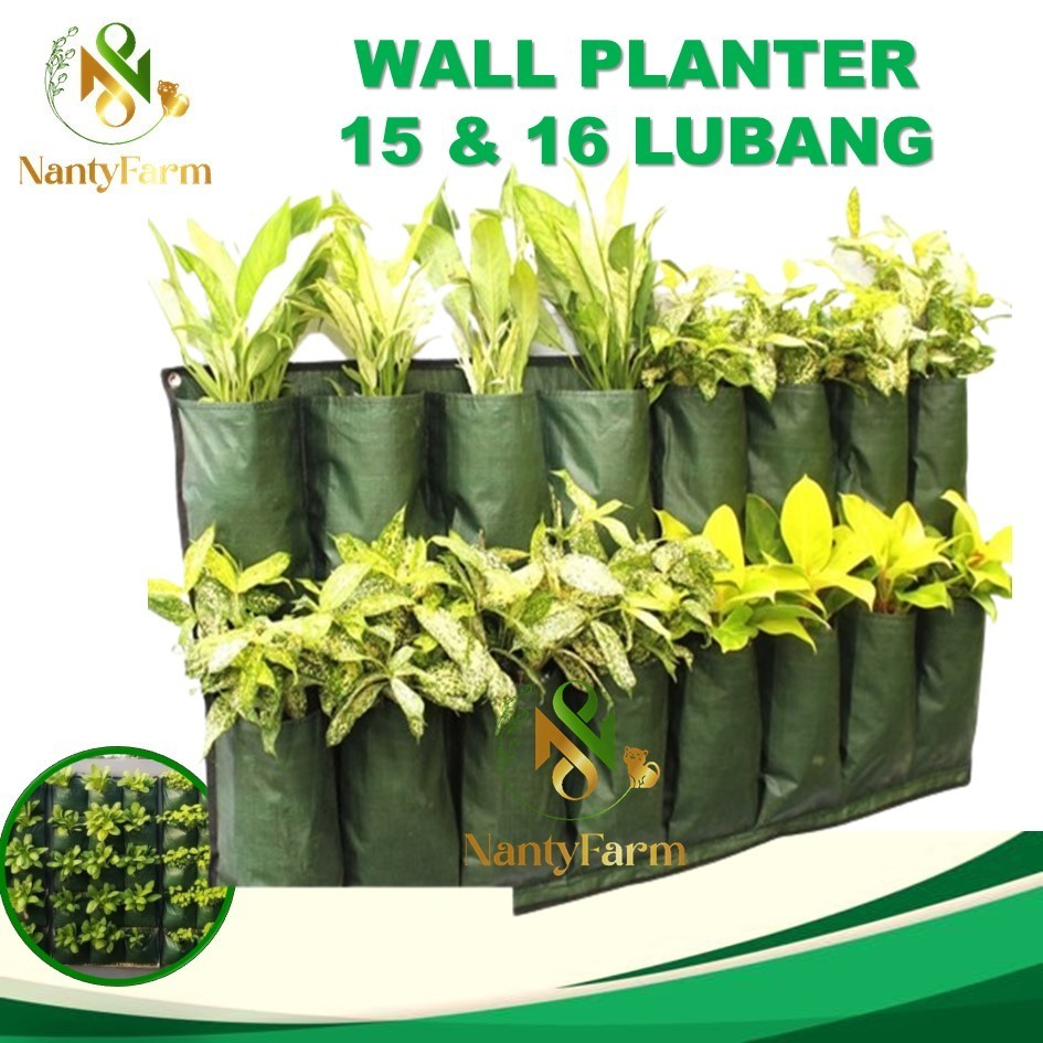 PLANTER BAG DINDING WALL PLANTER VERTIKAL GARDEN