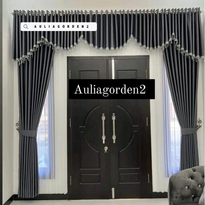 ..... Gorden/Poni Pintu Kupu Tarung Blackout Import Glowsy Satu Set Poni Gelombang Rumbai Kristal.