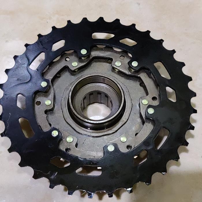Sale Sprocket Drat Ulir 7 Speed Shimano Original Megarange