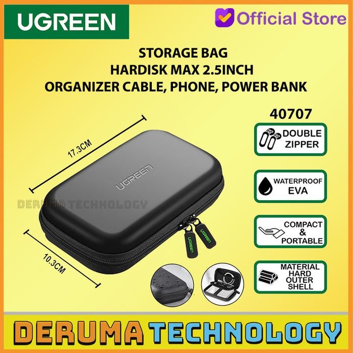 Urbanix- Baseus Lets Go Hermit Shoockproof Pouch Bag Tas Smartphone Powerbank -