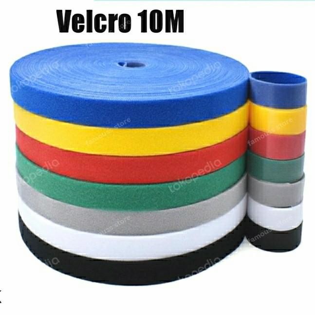 

PROMO! Kabel strap Velcro organizer pengikat kabel 1cm(10M)